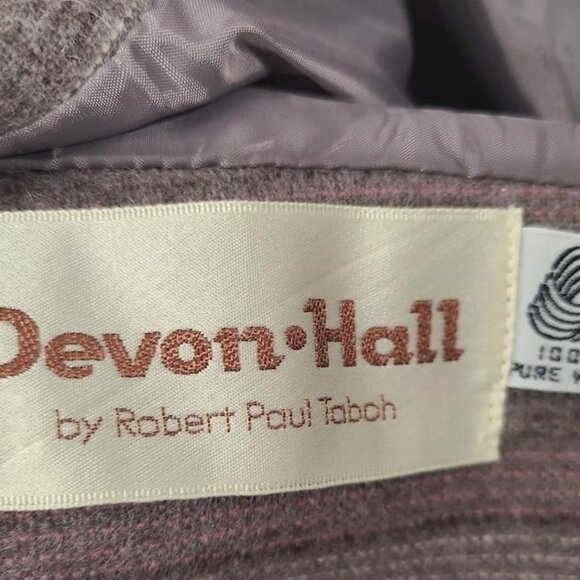 Vintage Devon-Hall Union Label  Women's Wool Blazer Size 10 - Picture 6 of 9